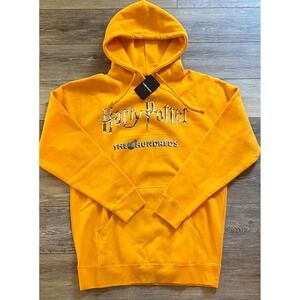 NWT Harry Potter x The Hundreds Hoodie Gold Pullover Sweatshirt Mens Medium